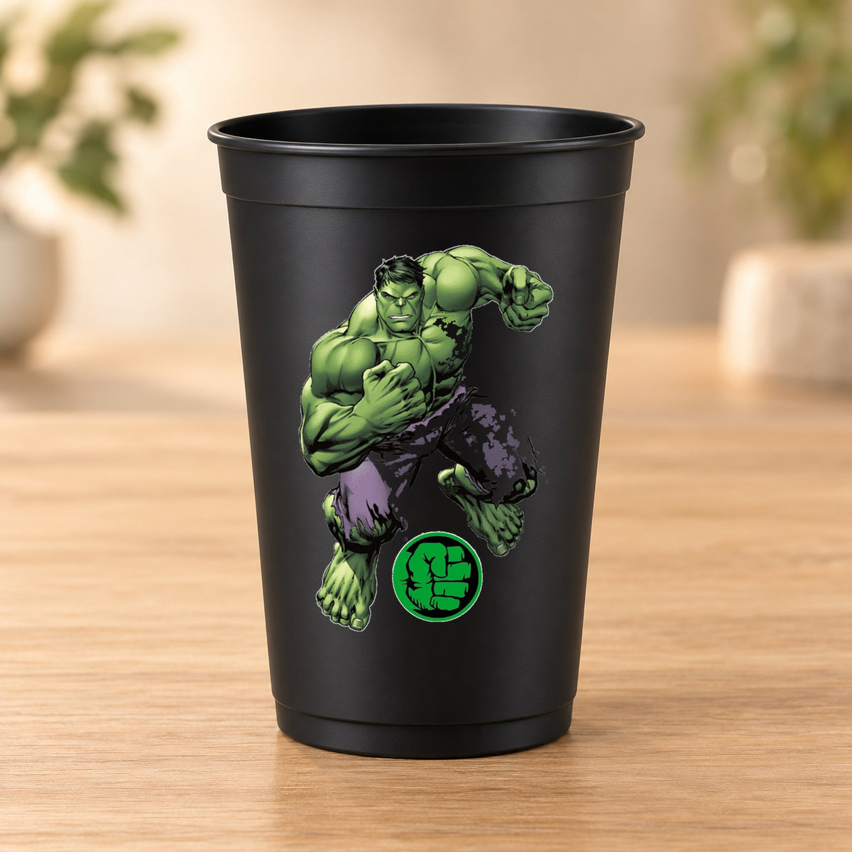 Gobelet noir Super-Héros - Hulk 1