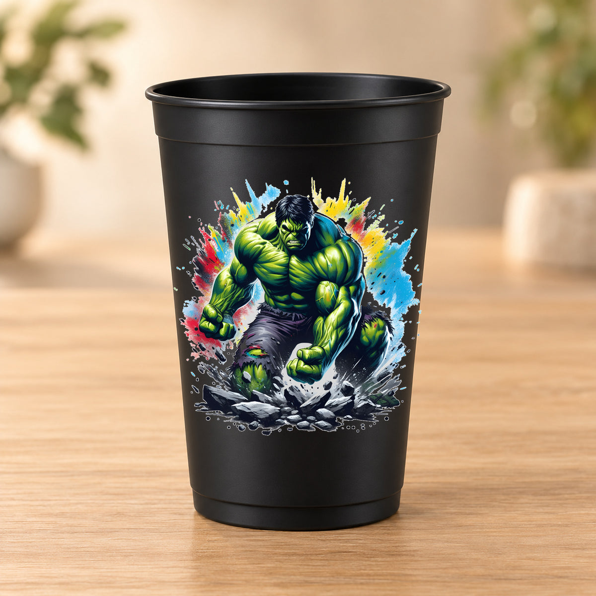 Gobelet noir Super-Héros - Hulk 3