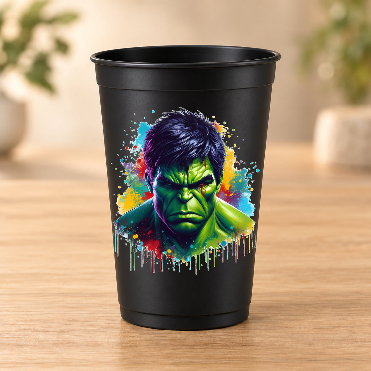 Gobelet noir Super-Héros - Hulk 4