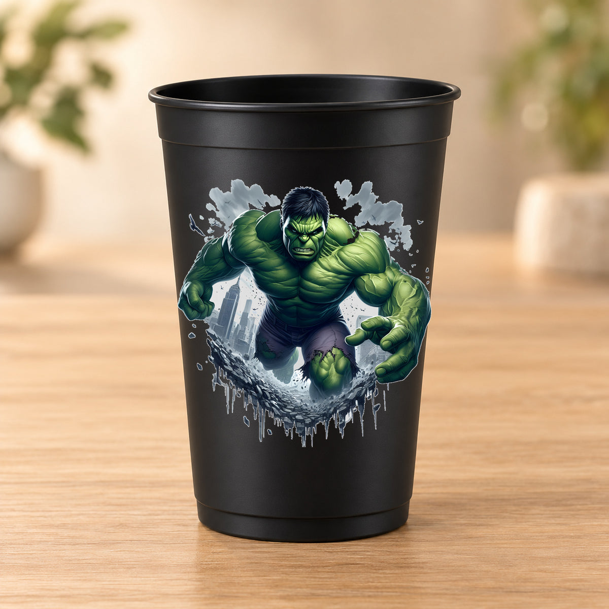 Gobelet noir Super-Héros - Hulk 5