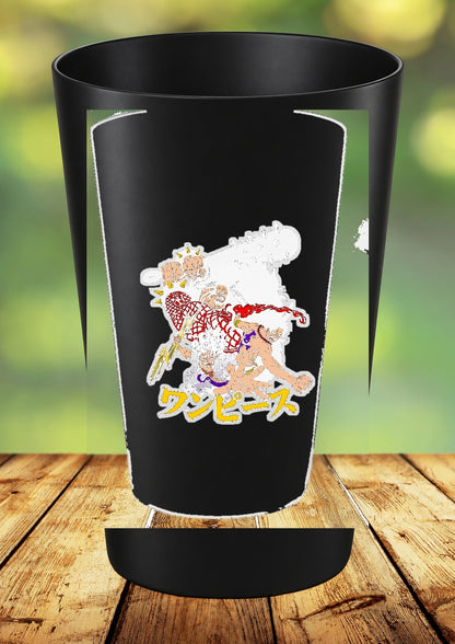 Gobelet One Piece – Impression DTF UV – 136 modèles au choix – 2 – Noir