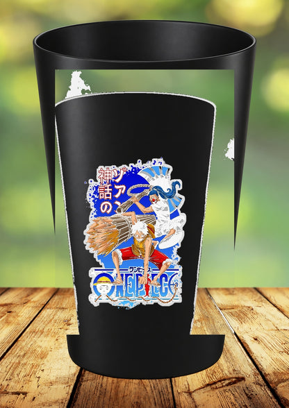 Gobelet One Piece – Impression DTF UV – 136 modèles au choix – 8 – Noir