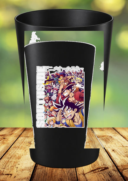 Gobelet One Piece – Impression DTF UV – 136 modèles au choix – 24 – Noir
