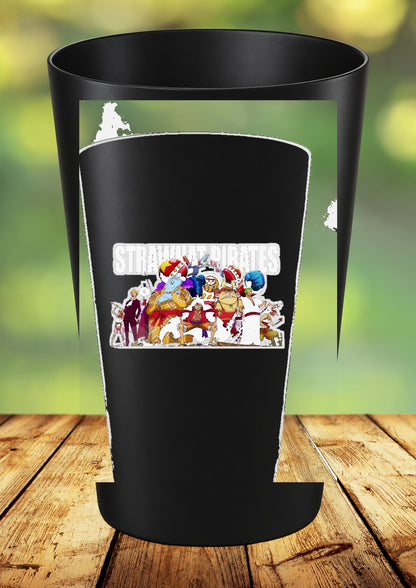 Gobelet One Piece – Impression DTF UV – 136 modèles au choix – 29 – Noir