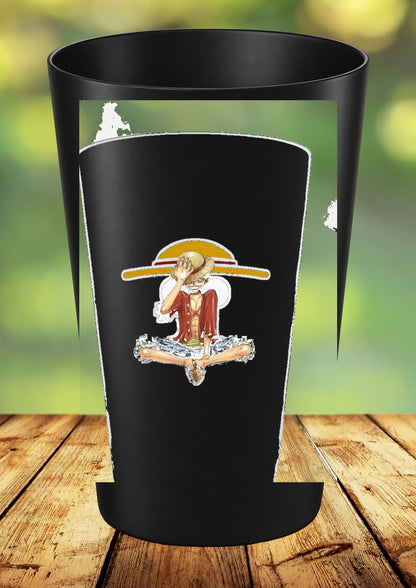 Gobelet One Piece – Impression DTF UV – 136 modèles au choix – 73 – Noir