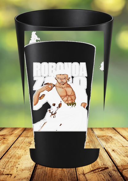 Gobelet One Piece – Impression DTF UV – 136 modèles au choix – 85 – Noir