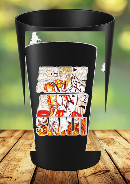 Gobelet One Piece – Impression DTF UV – 136 modèles au choix – 92 – Noir