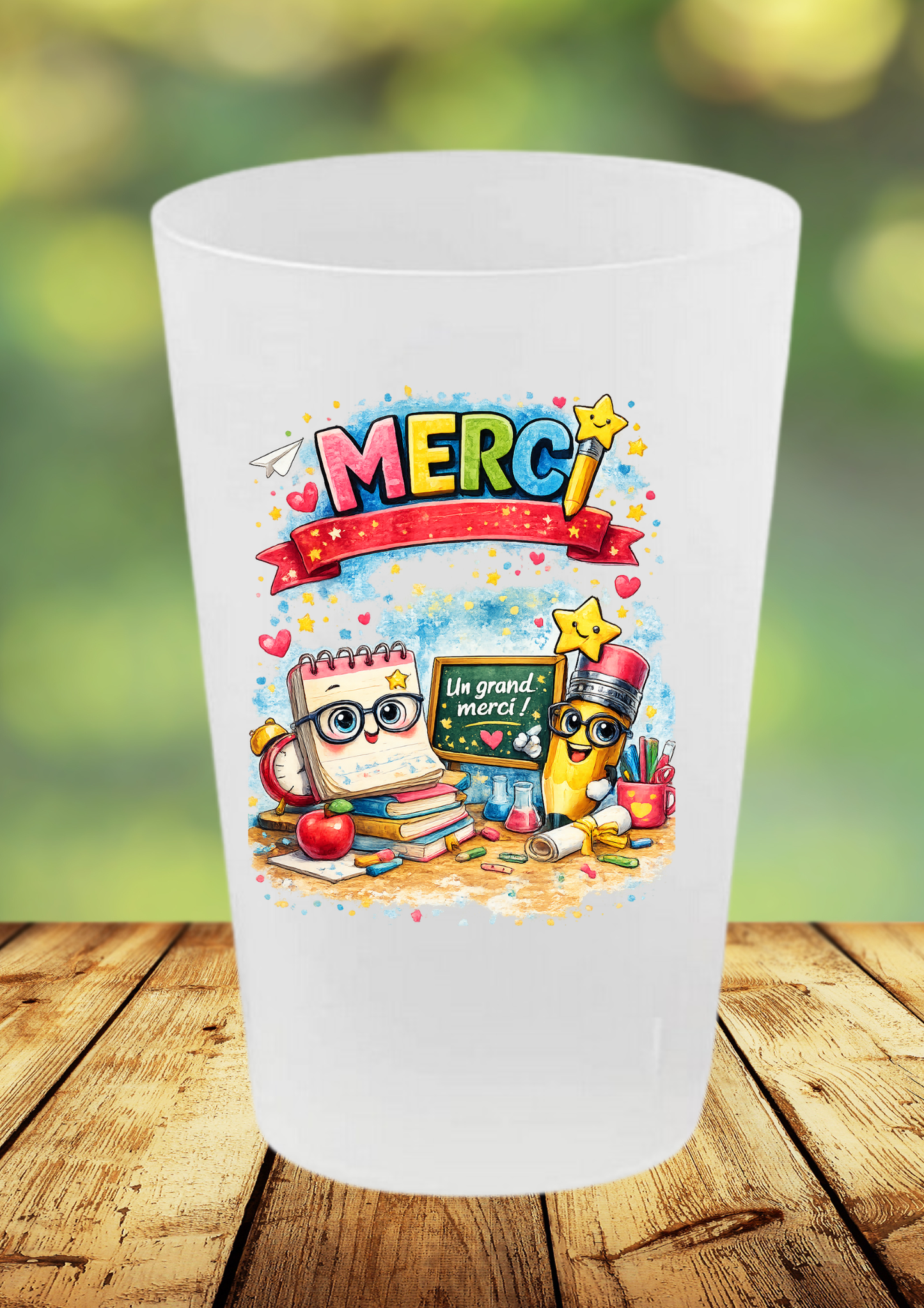 🥤 Reusable Cup "Thank You 🌈💙