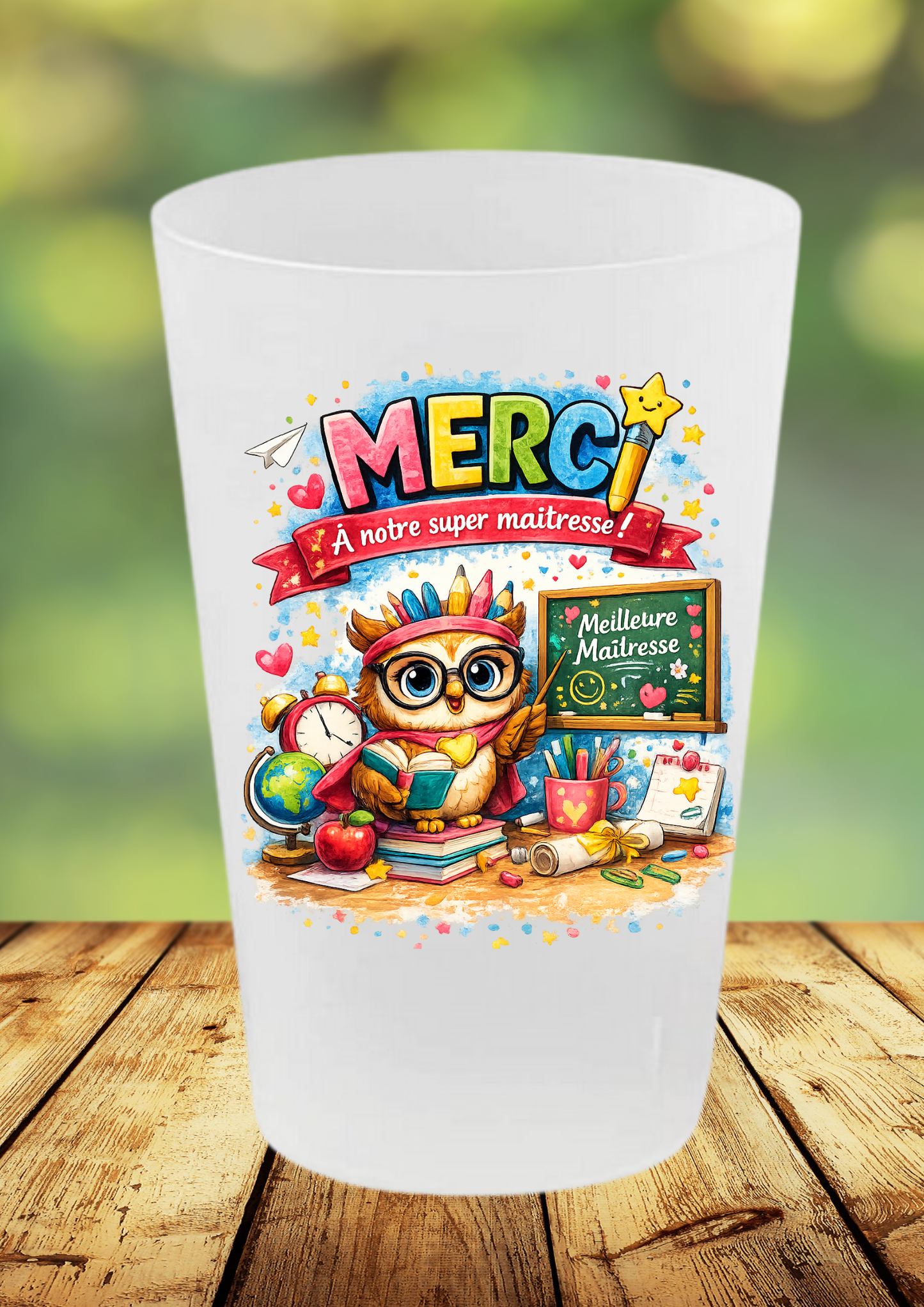 🥤 Reusable Cup "Thank You 🌈💙