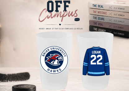 Gobelet Off Campus – Briar University Hawks 🏒