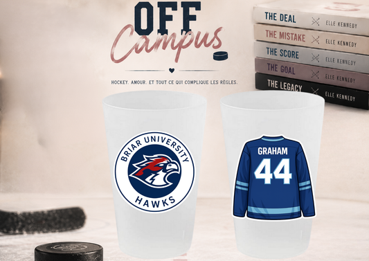Gobelet Off Campus – Briar University Hawks 🏒
