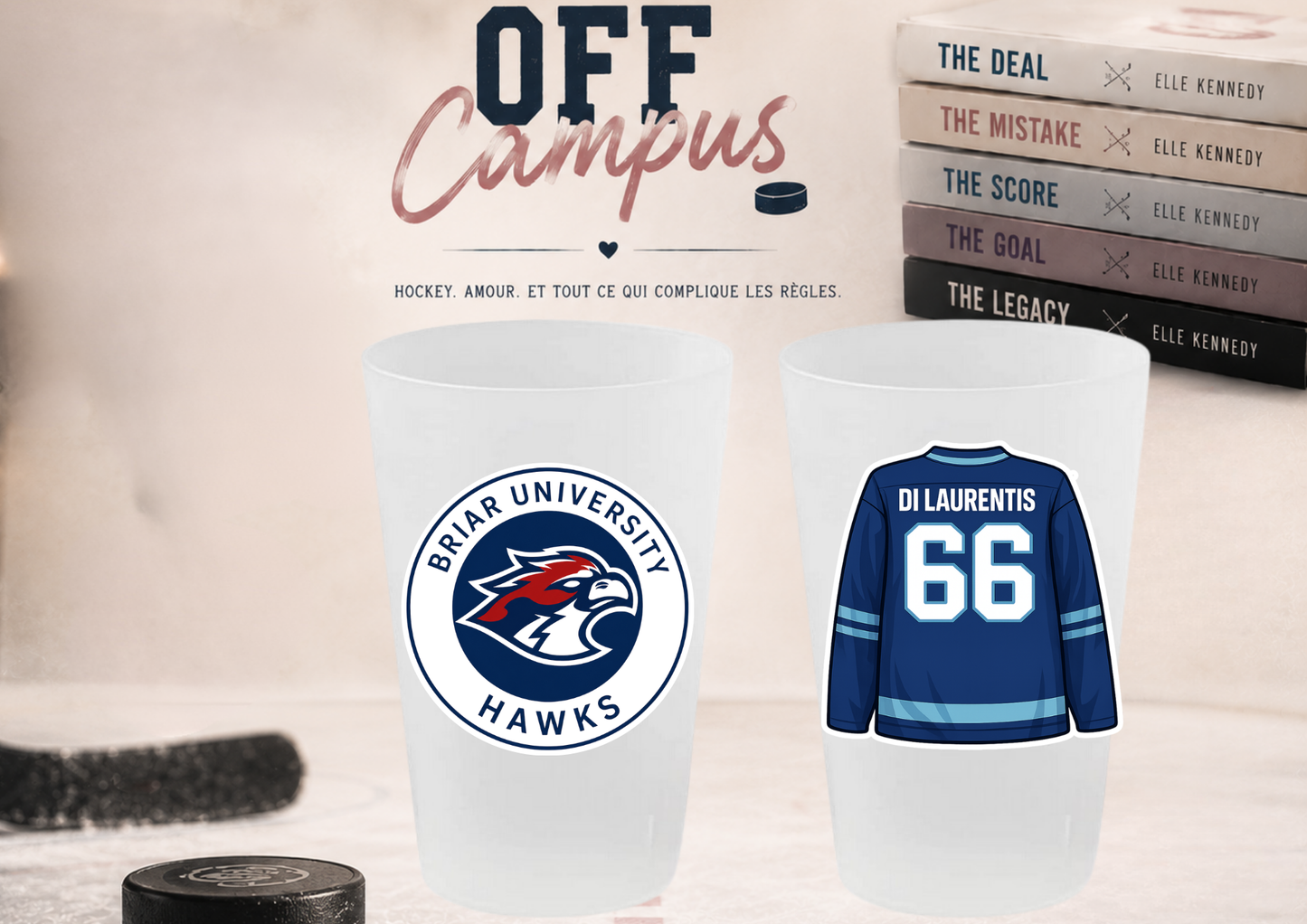 Gobelet Off Campus – Briar University Hawks 🏒