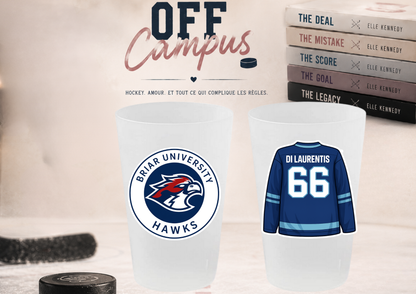 Gobelet Off Campus – Briar University Hawks 🏒