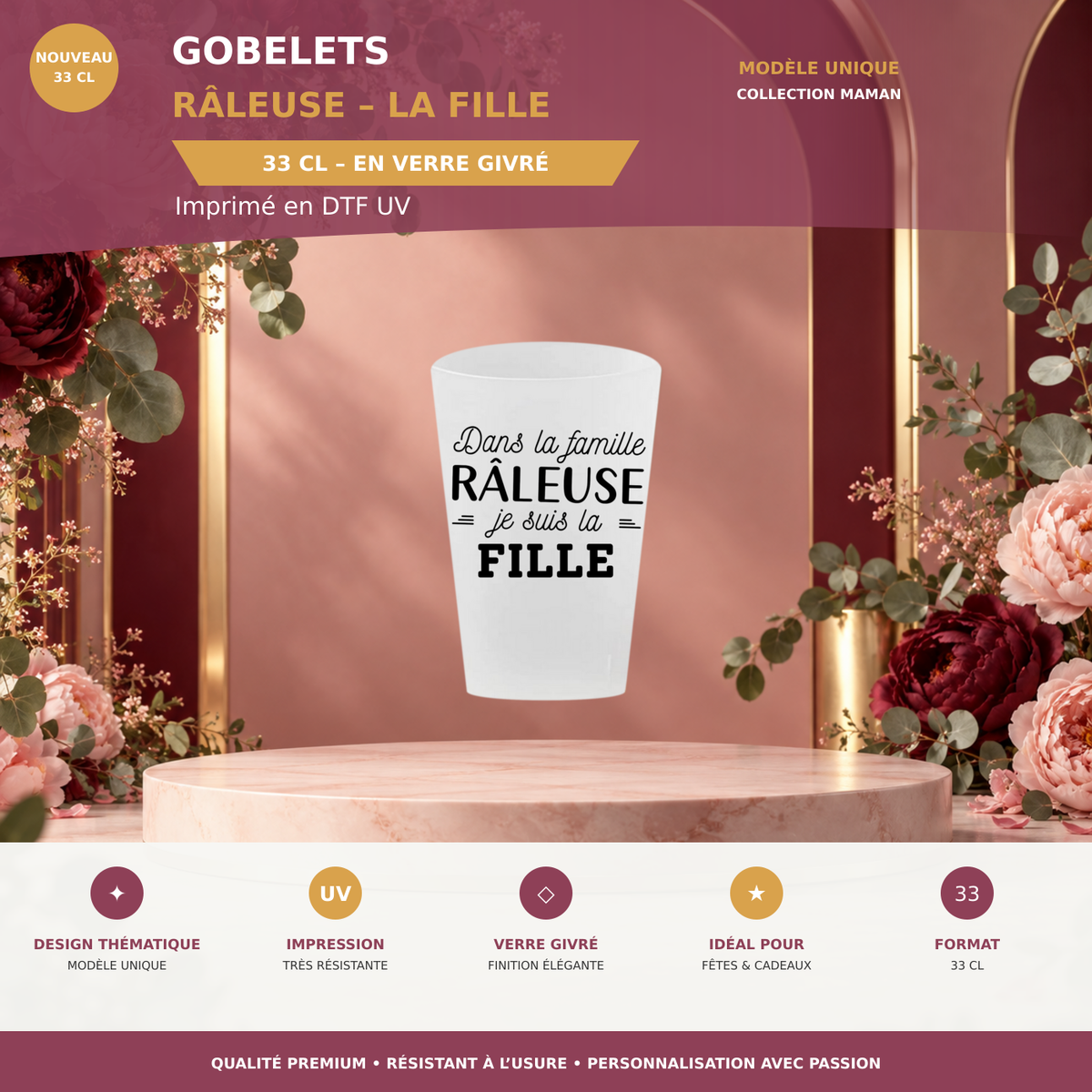 Présentation premium RÂLEUSE – LA FILLE