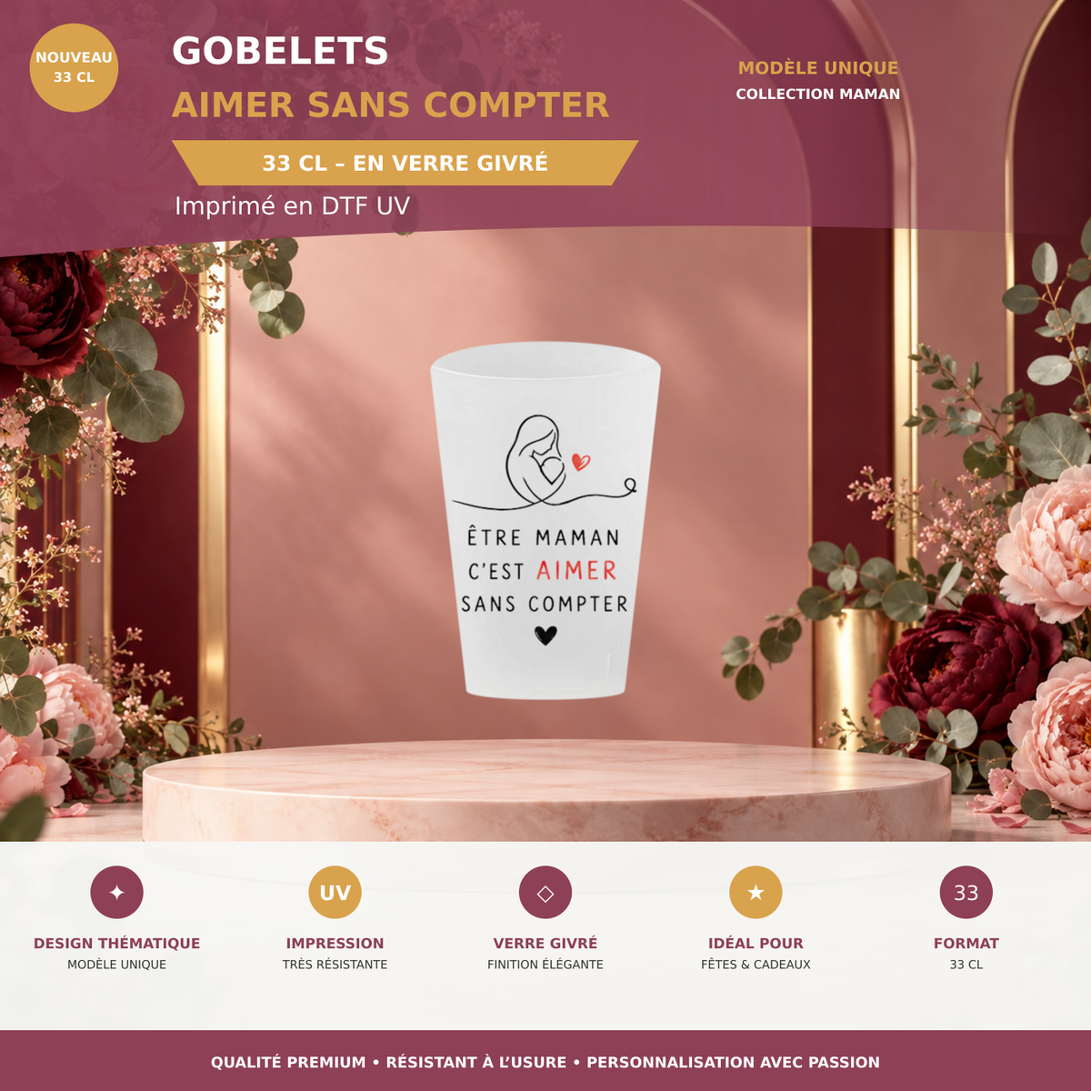 Présentation premium AIMER SANS COMPTER