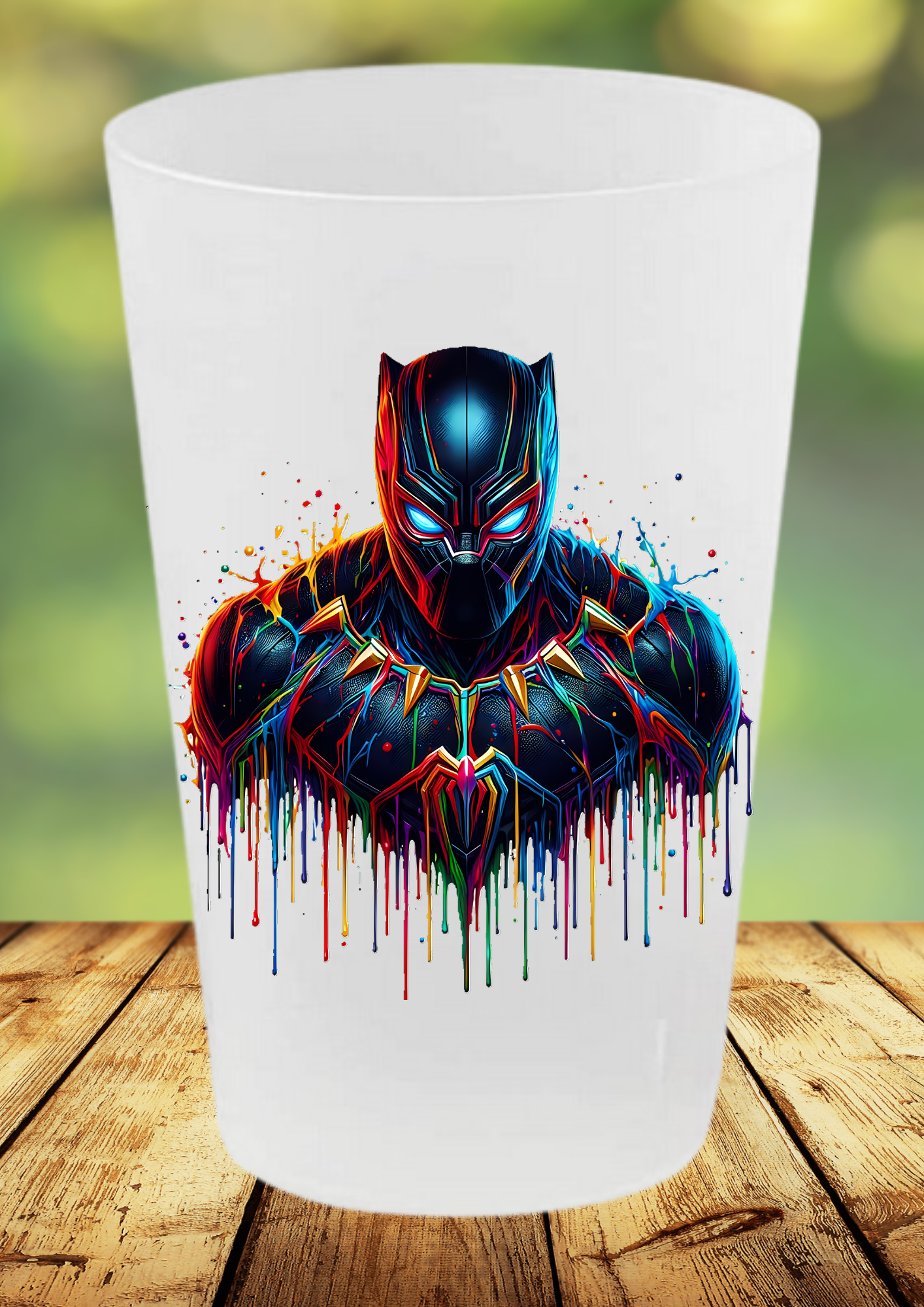 🥤 Gobelet Réutilisable Black Panther – Collection Splash Art