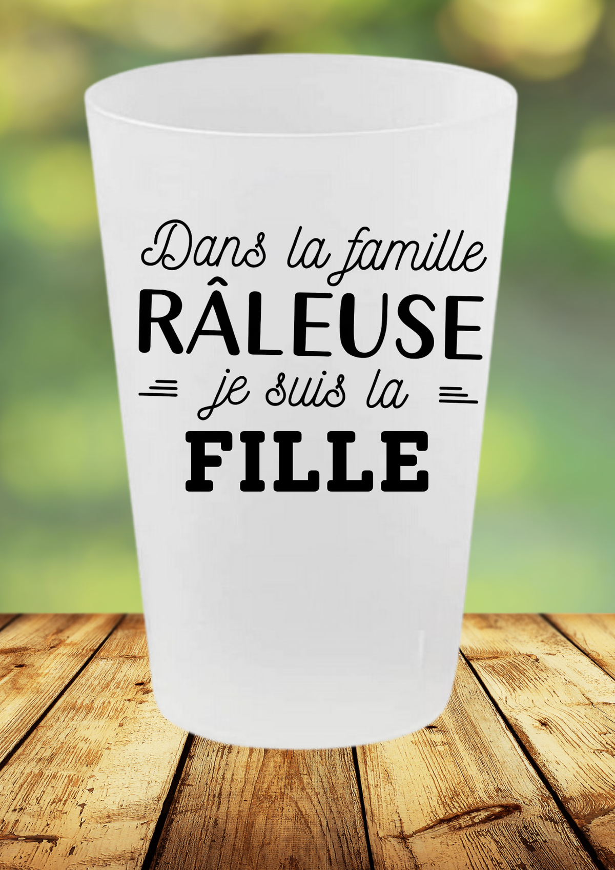 🥤 Gobelet "Râleuse – La fille" – Cadeau complice mère & fille 😄