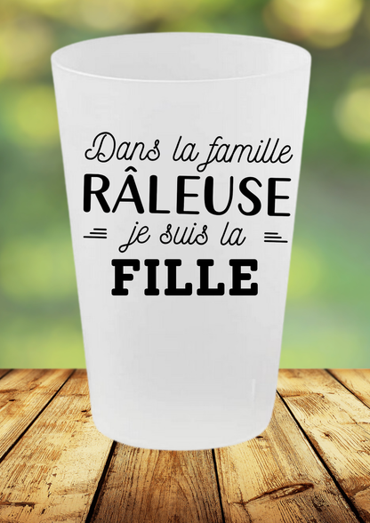 🥤 Gobelet "Râleuse – La fille" – Cadeau complice mère & fille 😄