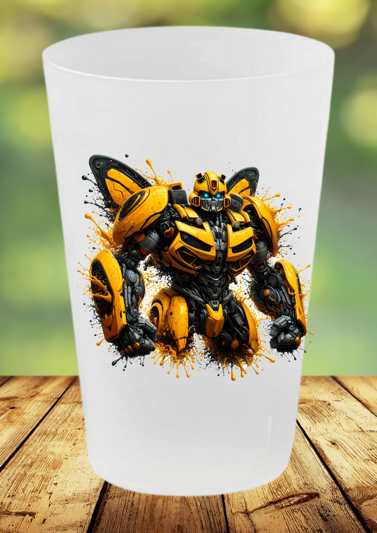 🥤 Gobelet Réutilisable Transformers – Édition Bumblebee Splash