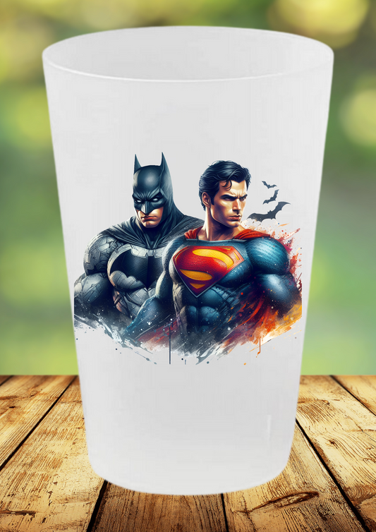🦇🦸‍♂️ Gobelet Réutilisable Super-Héros – Collection BATMAN & SUPERMAN