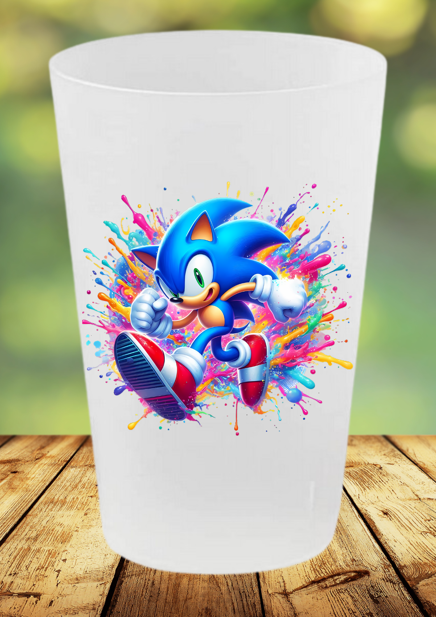 Gobelet réutilisable Sonic – Collection Édition Color Splash