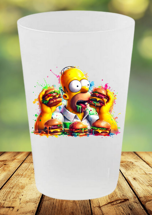 🥤 Gobelet Réutilisable – Les Simpsons 🍩✨