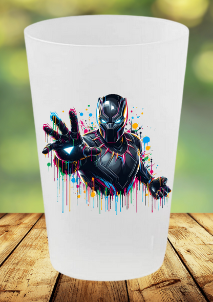 🥤 Gobelet Réutilisable Black Panther – Collection Splash Art
