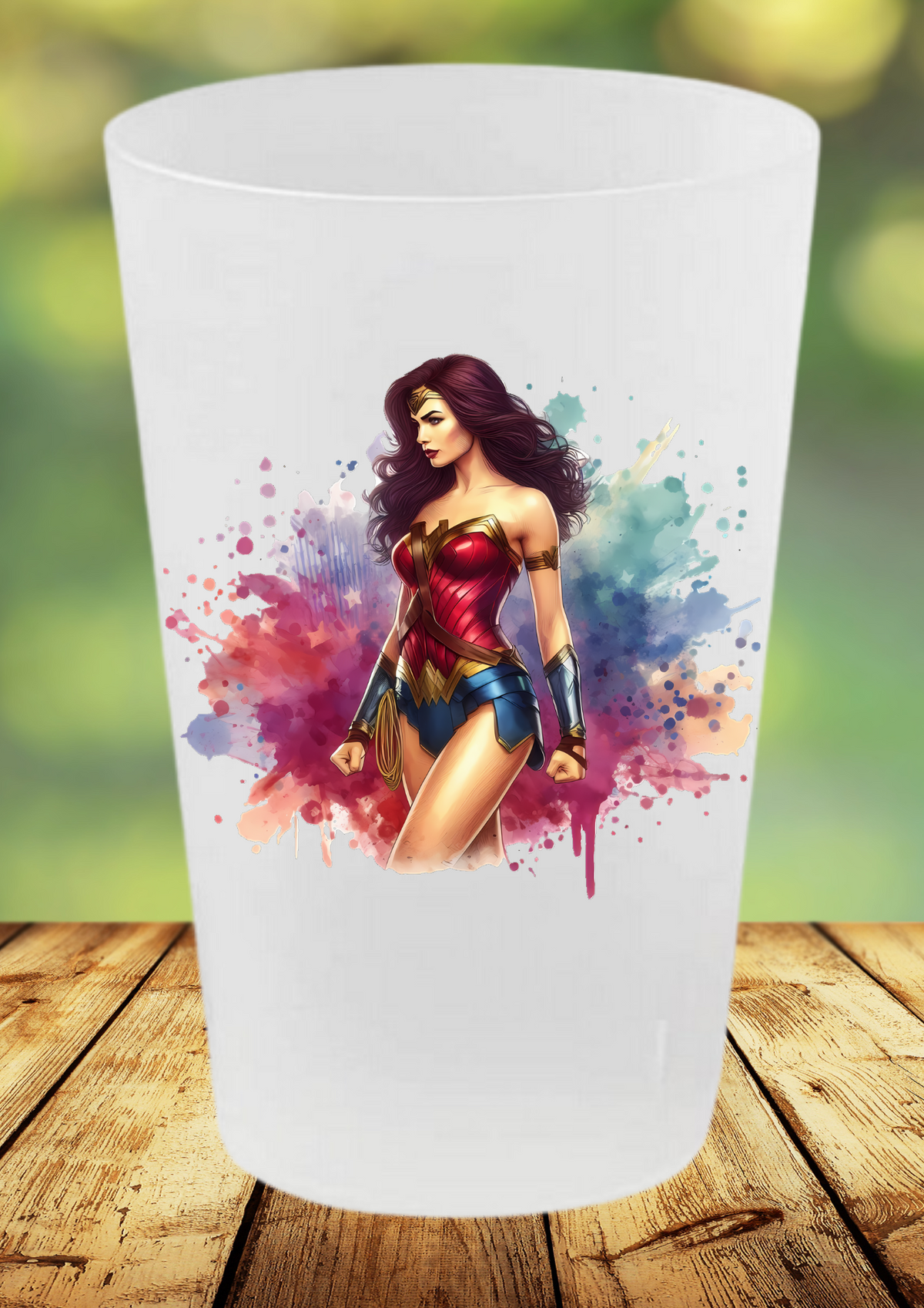 🏺 Gobelet Réutilisable – Wonder Woman 🌟