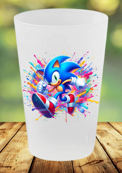 Gobelet réutilisable Sonic – Collection Édition Color Splash