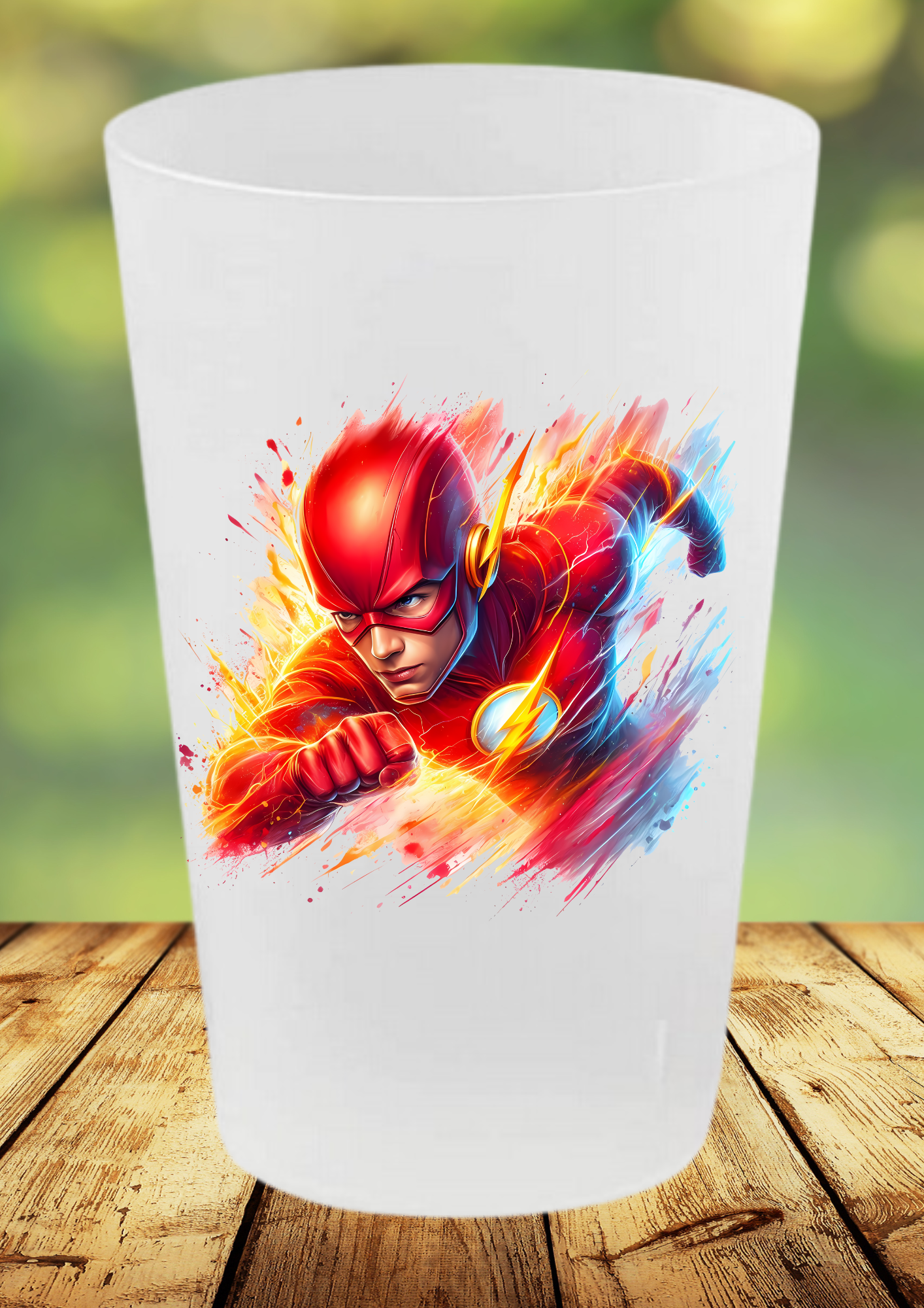 🏃‍♂️ Gobelet Réutilisable Super-Héros – Collection FLASH ⚡