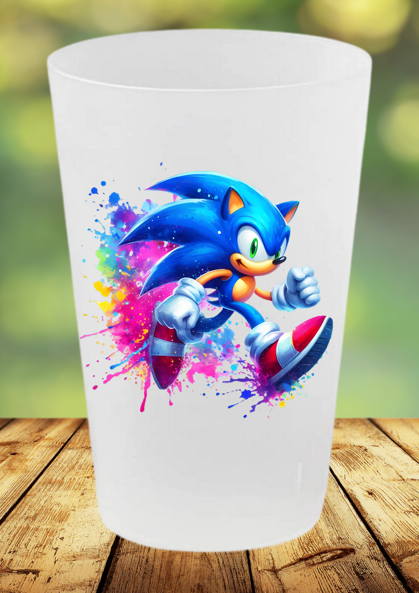Gobelet réutilisable Sonic – Collection Édition Color Splash