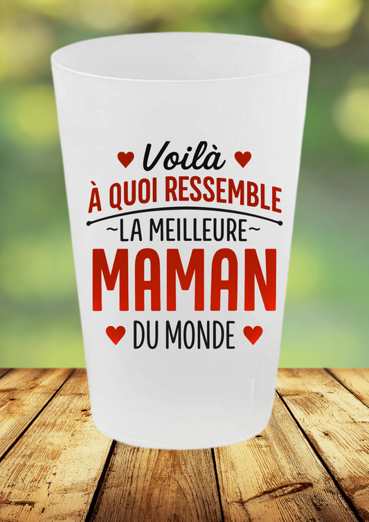 🥤 Gobelet "La meilleure maman du monde" – Cadeau incontournable ❤️