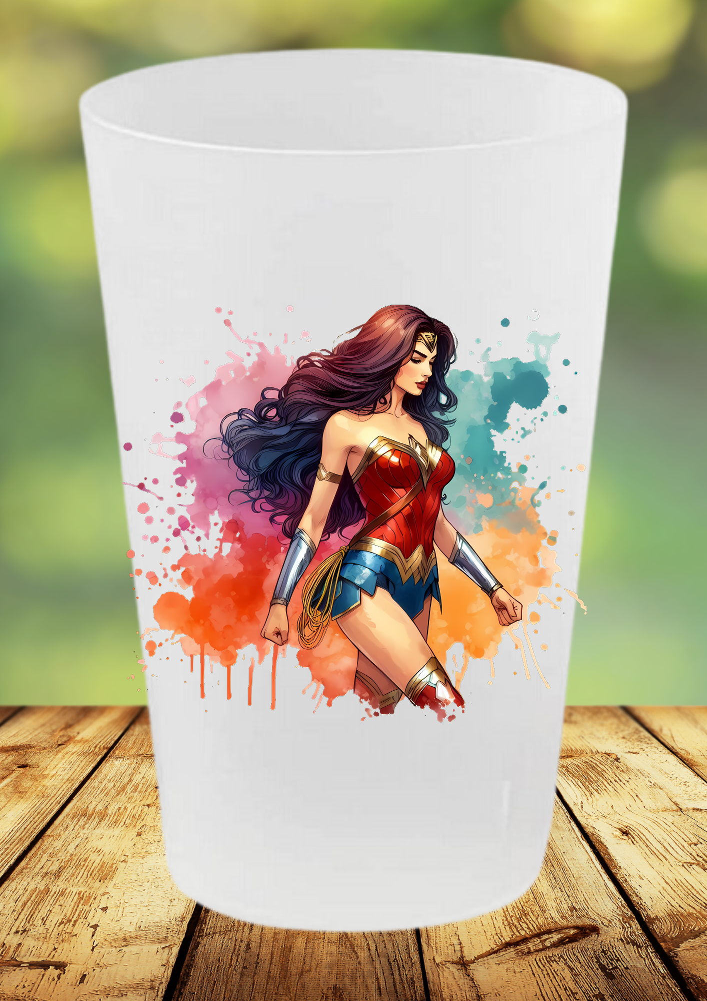 🏺 Gobelet Réutilisable – Wonder Woman 🌟