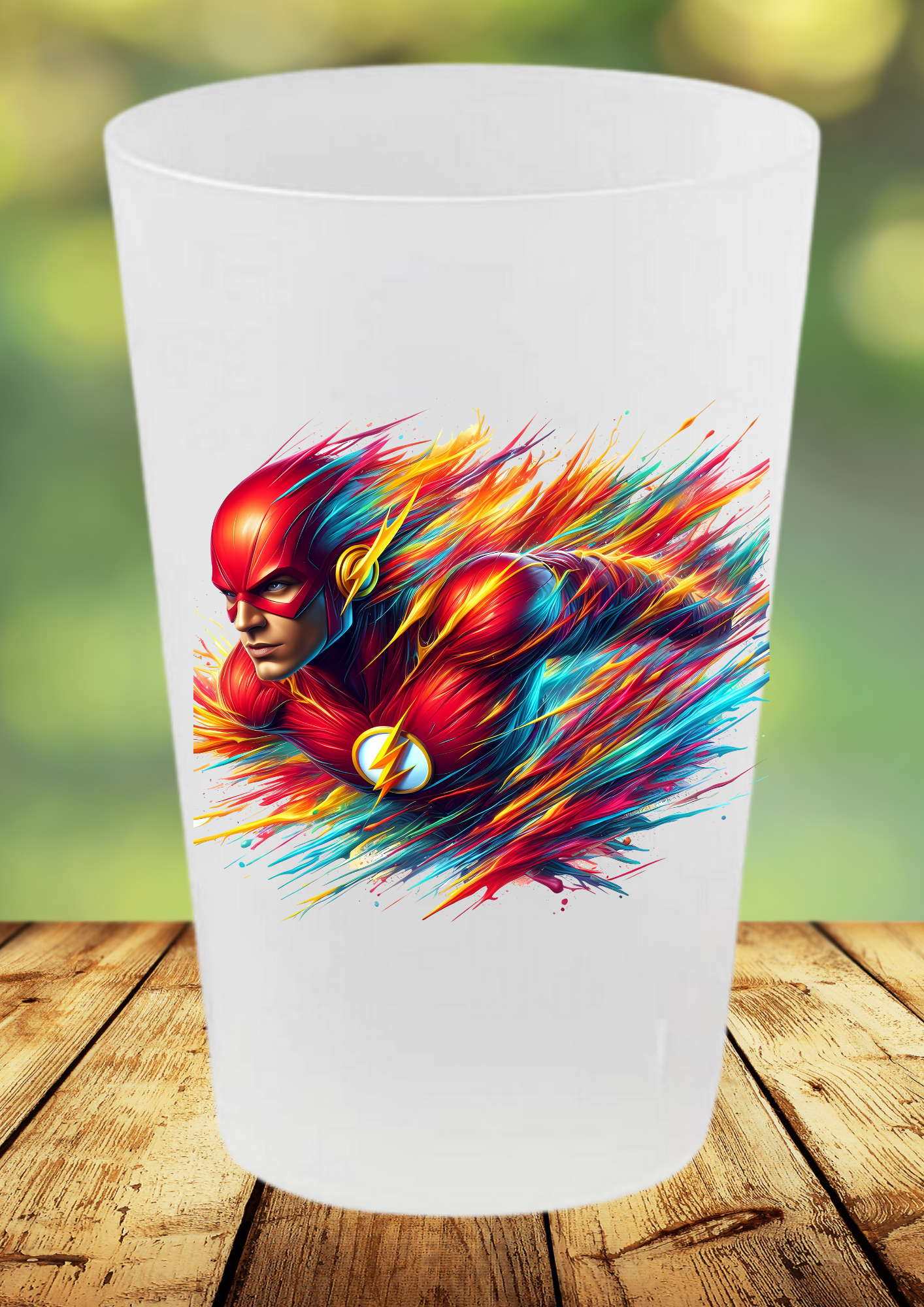 🏃‍♂️ Gobelet Réutilisable Super-Héros – Collection FLASH ⚡