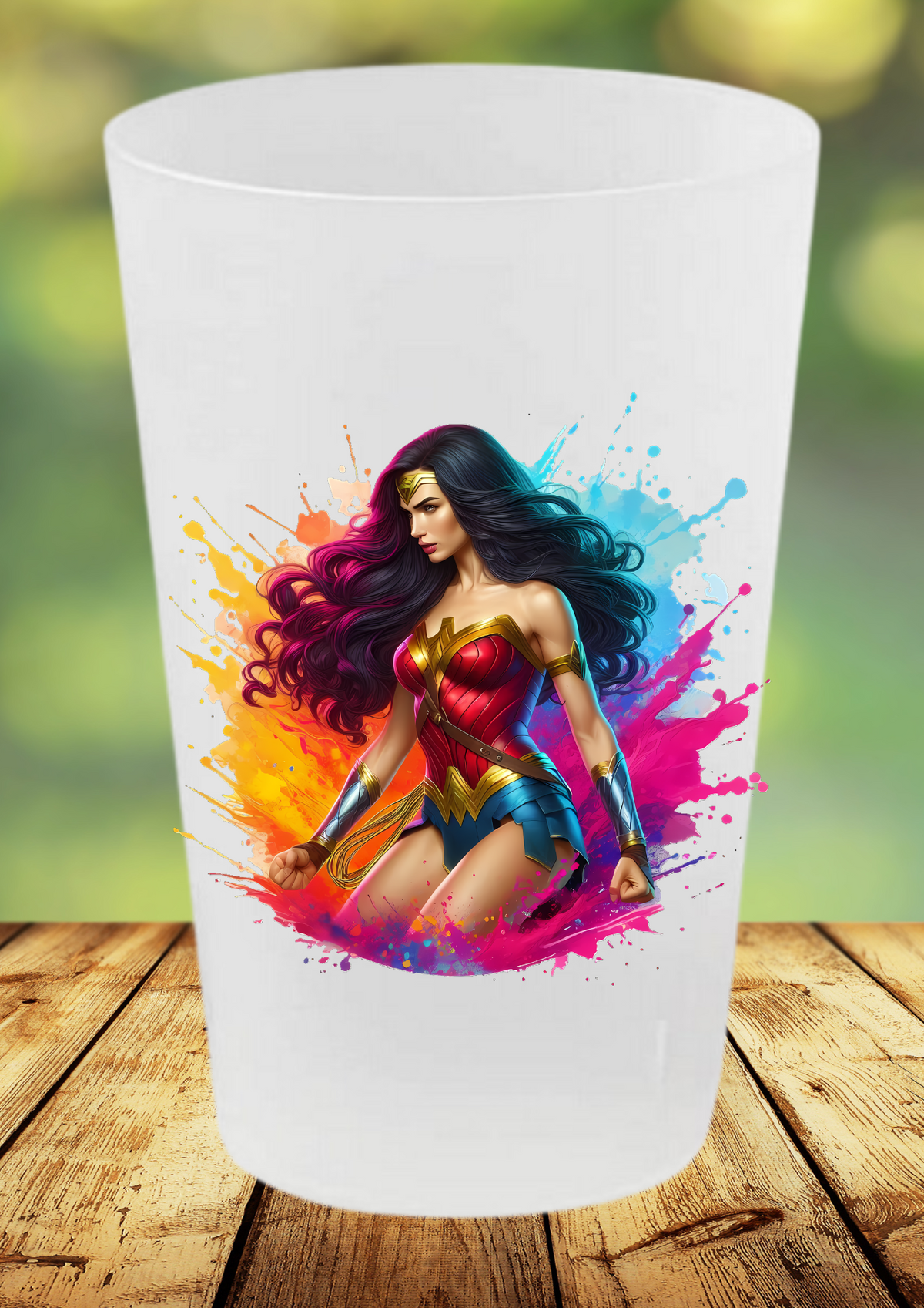 🏺 Gobelet Réutilisable – Wonder Woman 🌟