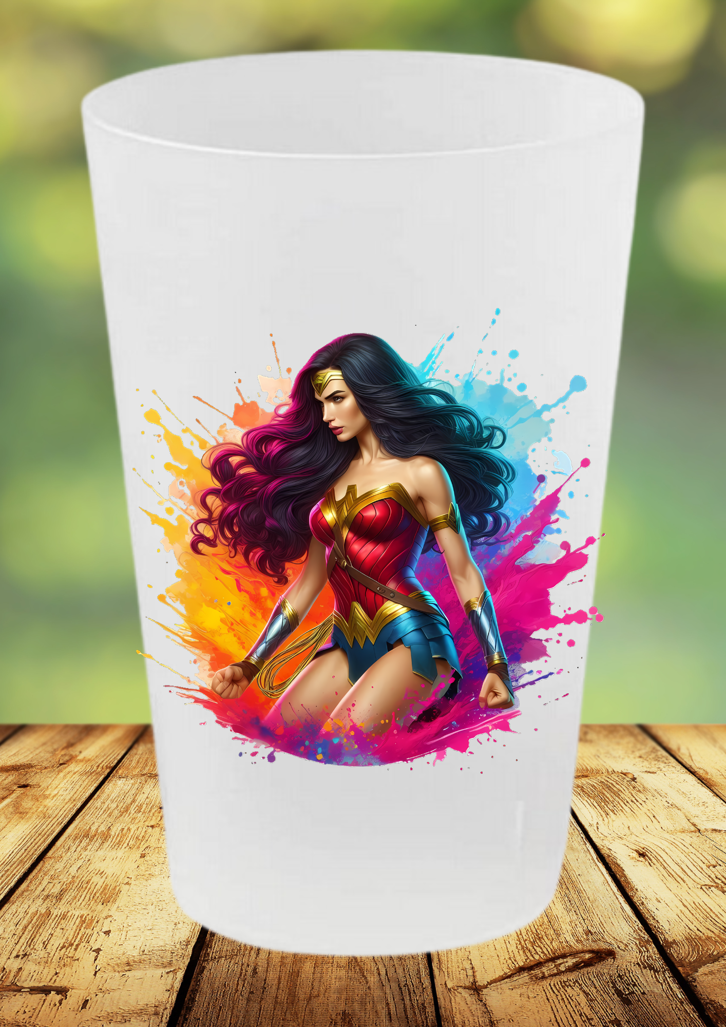 🏺 Gobelet Réutilisable – Wonder Woman 🌟