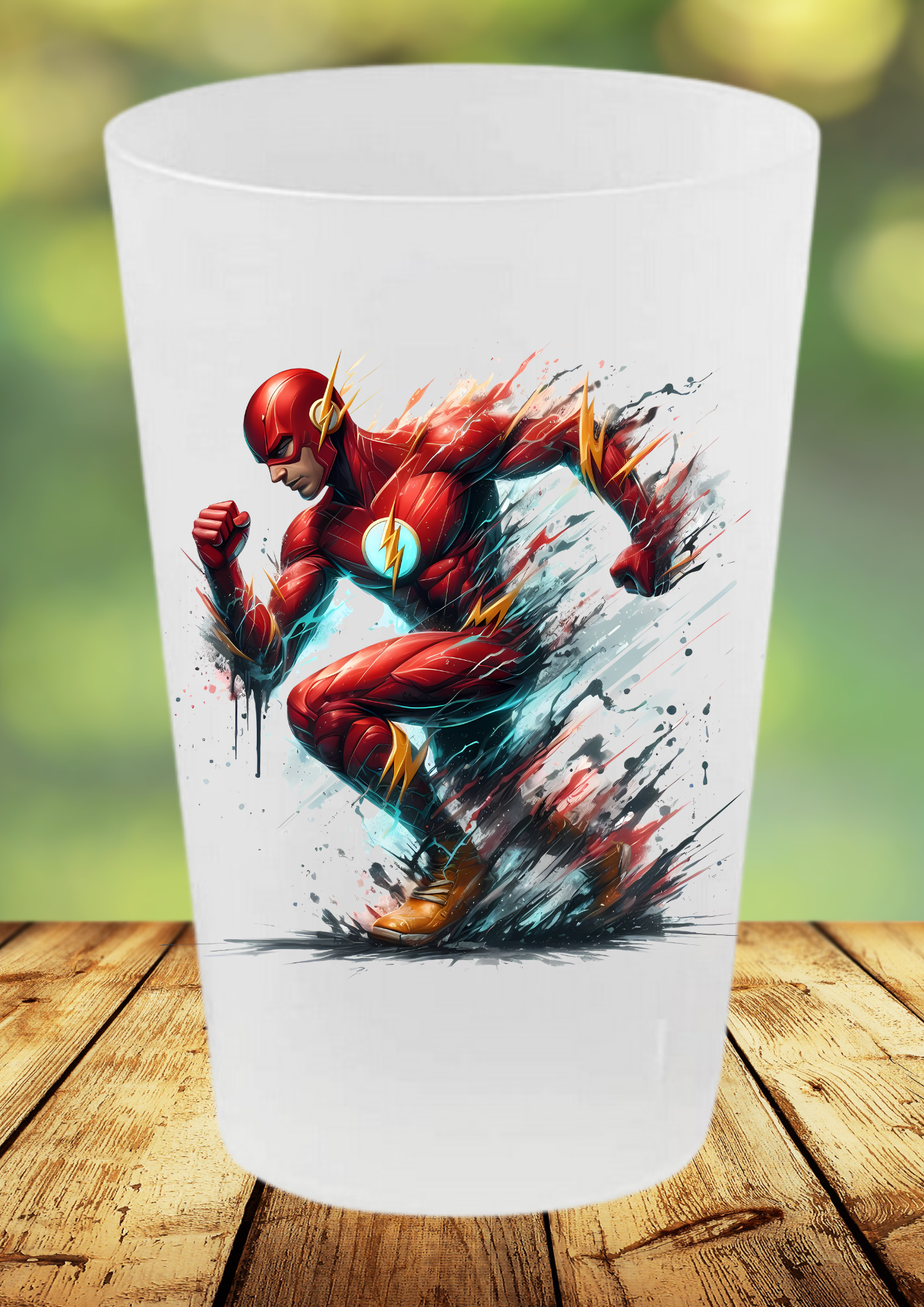 🏃‍♂️ Gobelet Réutilisable Super-Héros – Collection FLASH ⚡