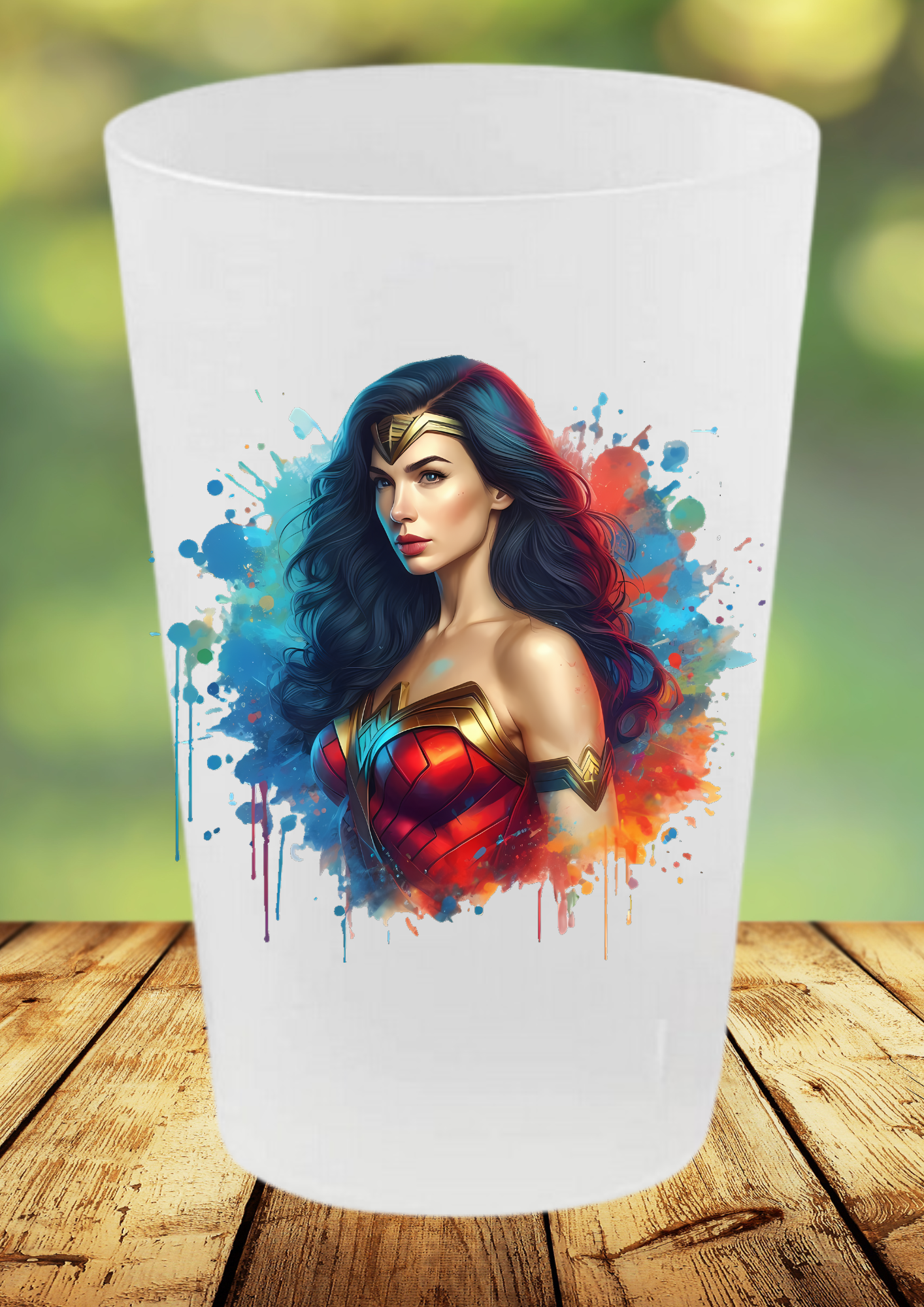 🏺 Gobelet Réutilisable – Wonder Woman 🌟