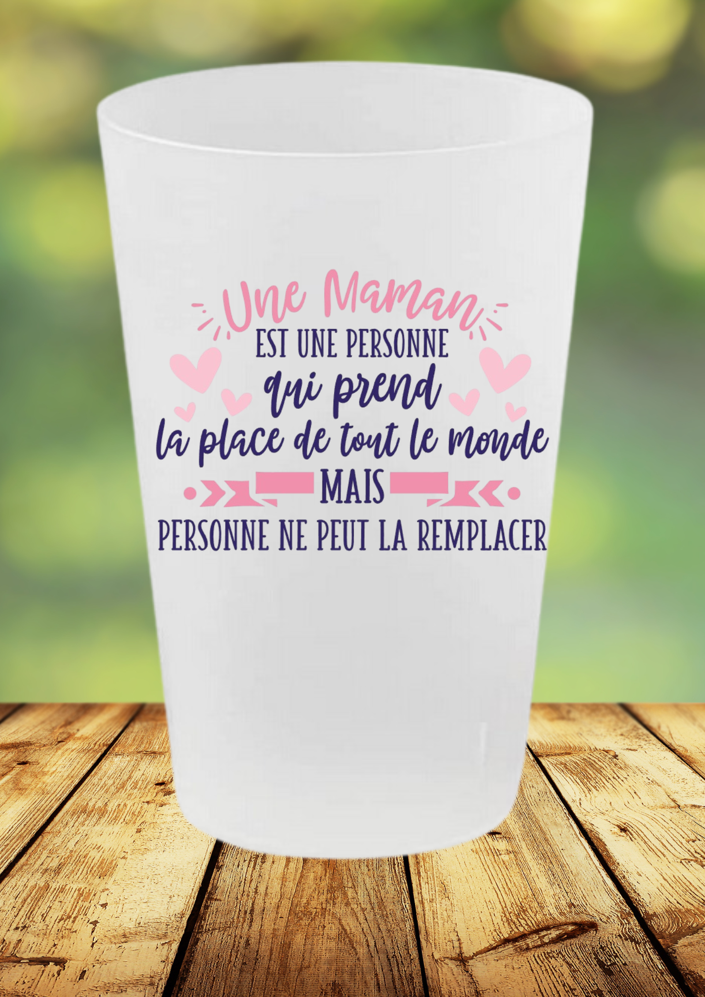 🥤 "An Irreplaceable Mom" Tumbler – A Message Full of Love 💕