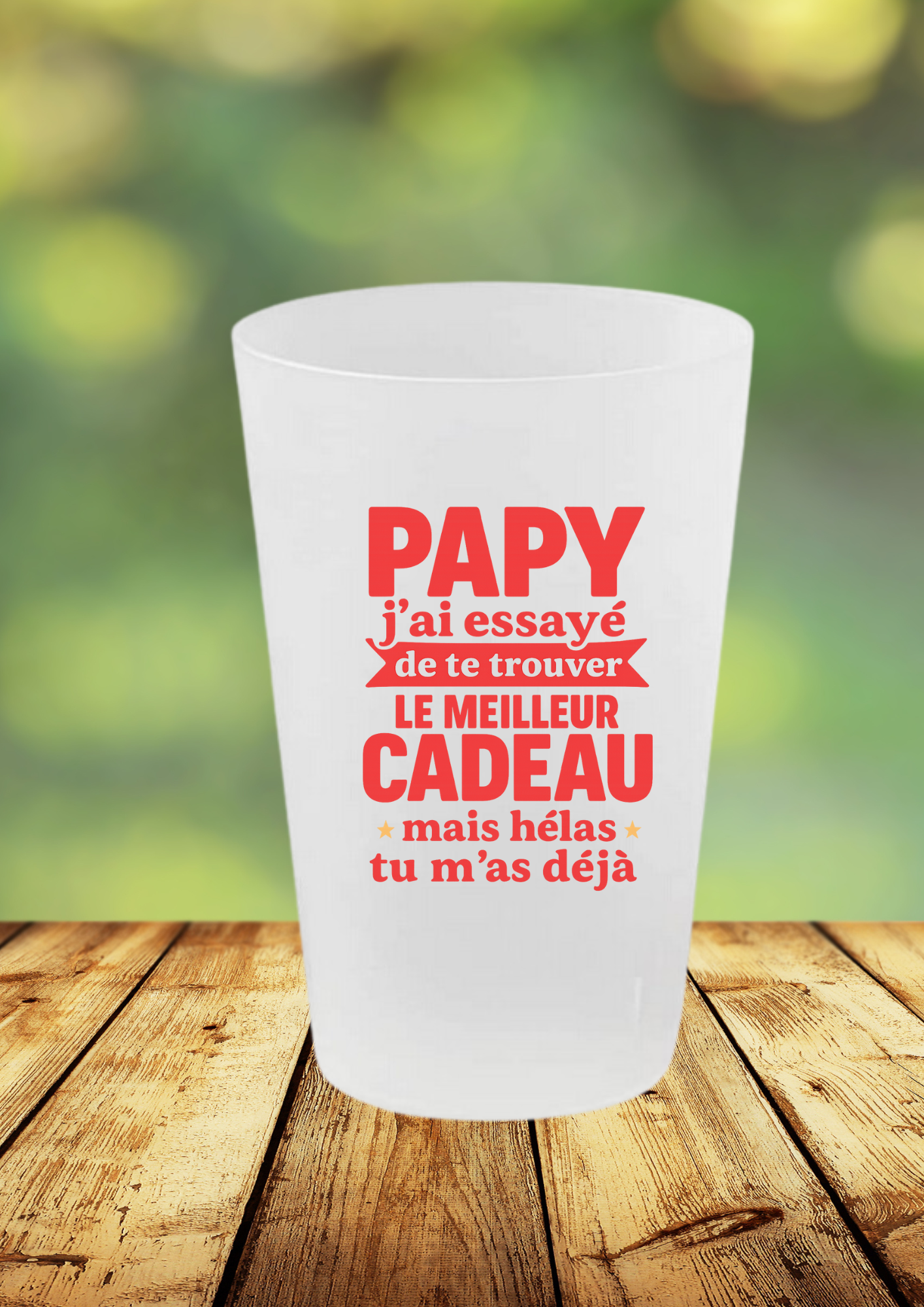 Gobelet Personnalisé – Spécial Papy
