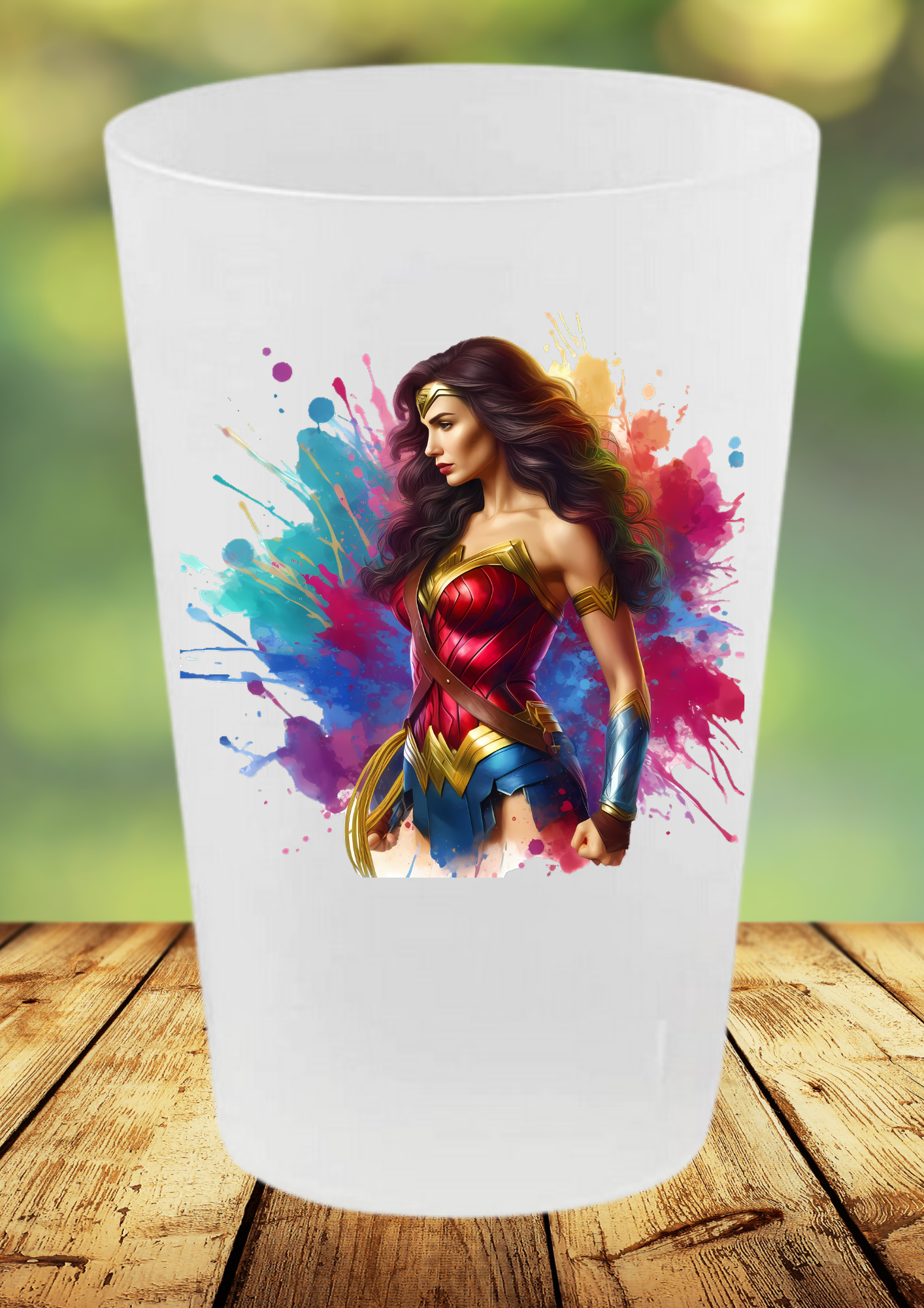 🏺 Gobelet Réutilisable – Wonder Woman 🌟