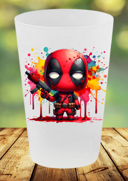 🥤 Gobelet Réutilisable Deadpool – Édition Splash Art