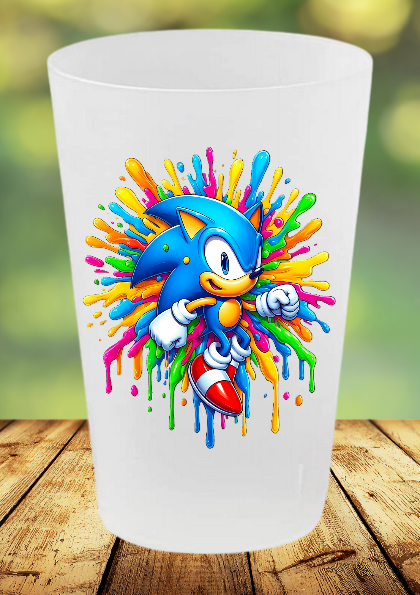 Gobelet réutilisable Sonic – Collection Édition Color Splash