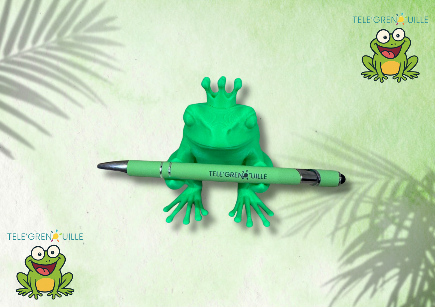 🖊️ Porte-Stylo Grenouille 3D