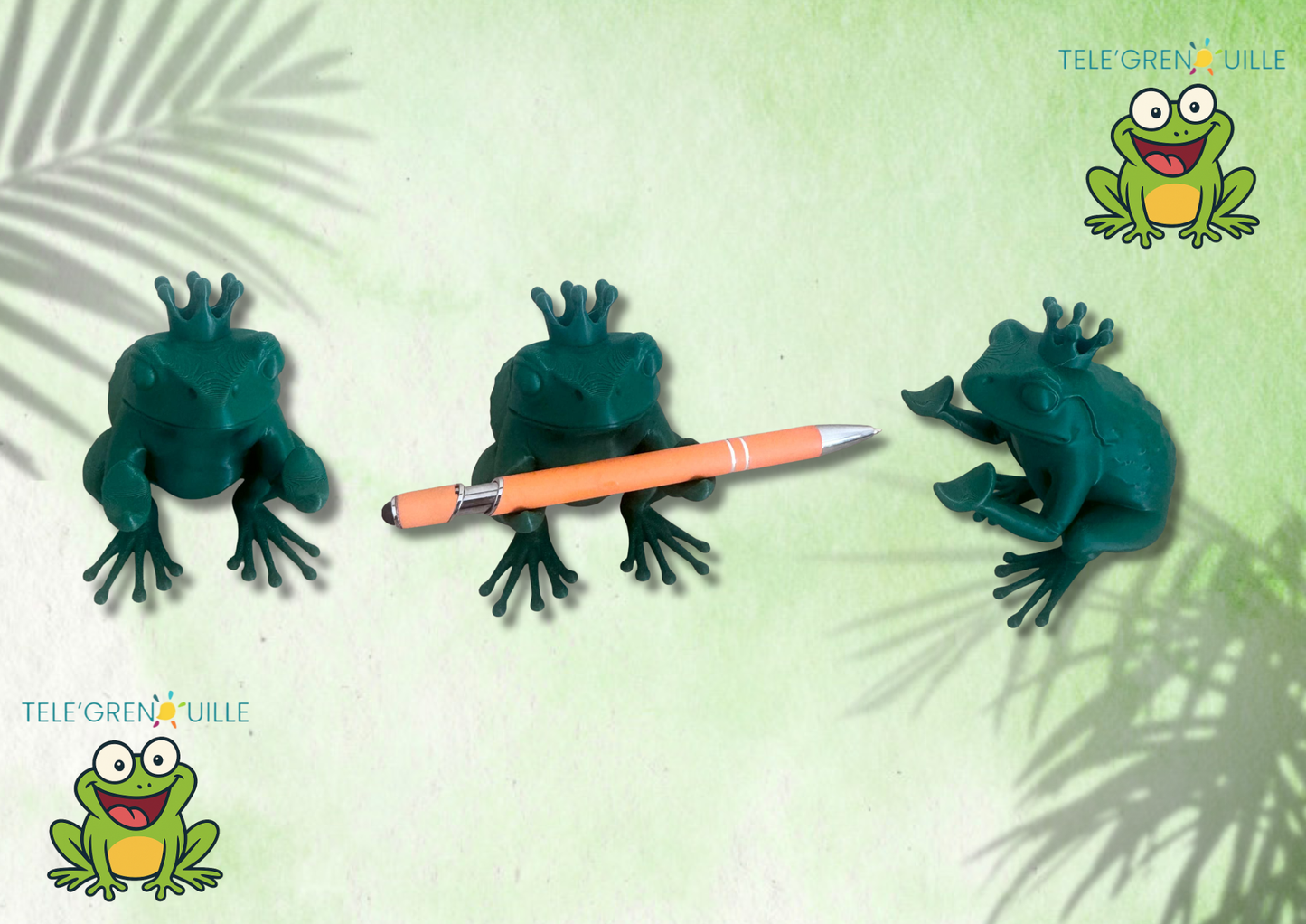 🖊️ Porte-Stylo Grenouille 3D