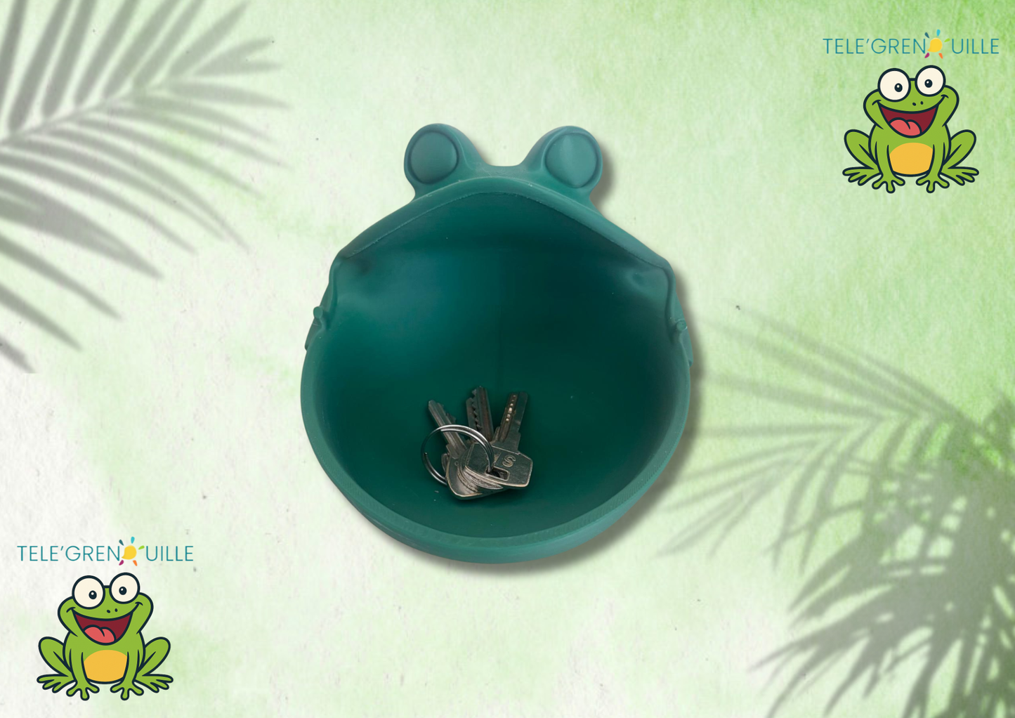 🐸 Vide-Poche Grenouille 3D