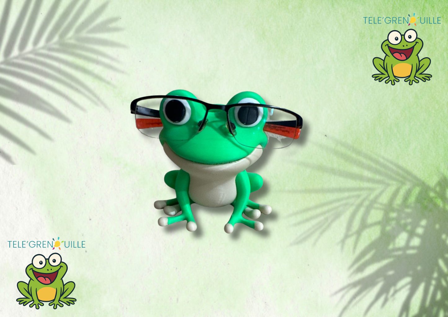 👓Support à Lunettes Grenouille 3D