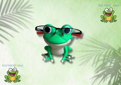 👓Support à Lunettes Grenouille 3D