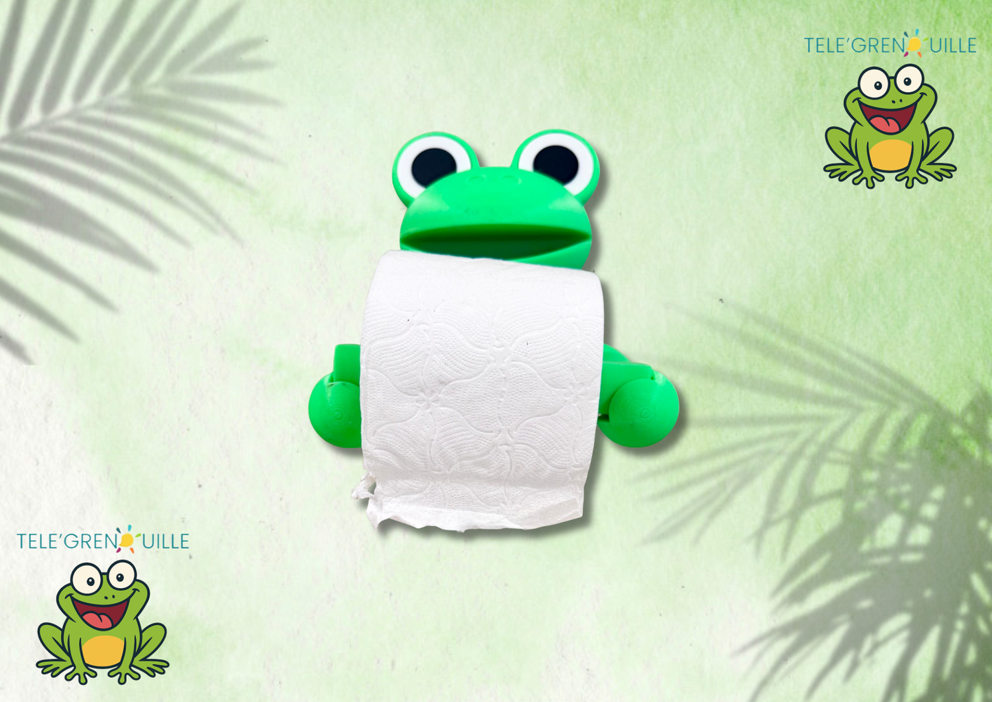 🐸 Support à Papier Toilette Grenouille 3D – Télégrenouille –