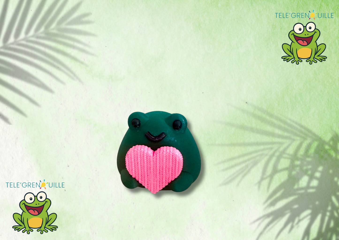 💚 Grenouille Cœur 3D